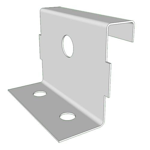 11/2" Galvanized Standing Seam Fixed Clip MidMichigan Metal Sales