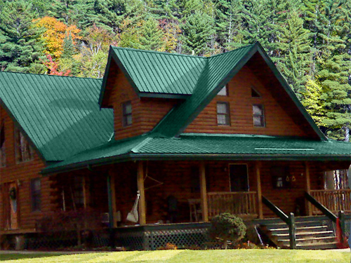 Polar White Metal Roof