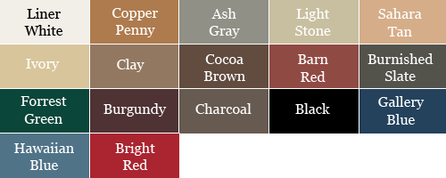 Qualiform Metals Color Chart