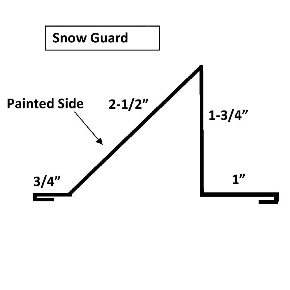 Hardy Rib Snow Rail 4ft MidMichigan Metal Sales